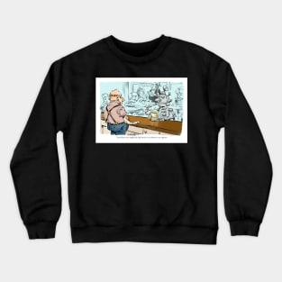 Can of worms opened. Crewneck Sweatshirt